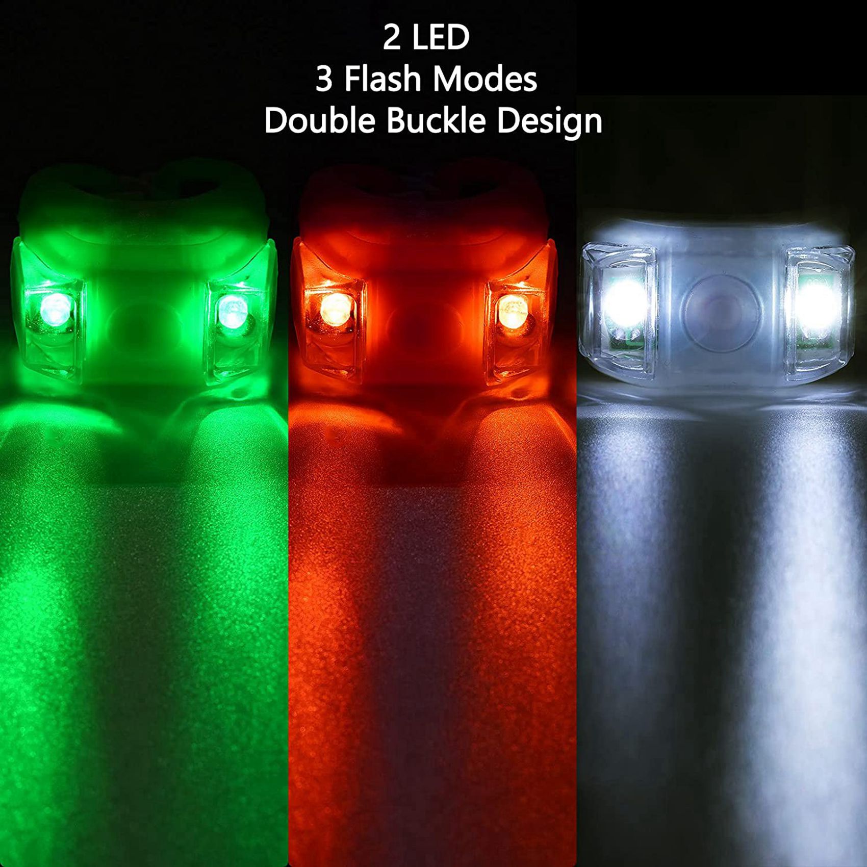 Fishing Boat Navigation Light - RTENTE-8 X LED-Bootsnavigationslichter für Boote, Yachten,